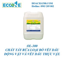 OL-300  CHẤT TẨY RỬA LOẠI BỎ VẾT DẦU ĐỘNG VẬT VÀ VẾT DẦU THỰC VẬT.